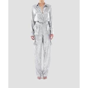 NEW LE SUPERBE glistening button front shirt in starlight